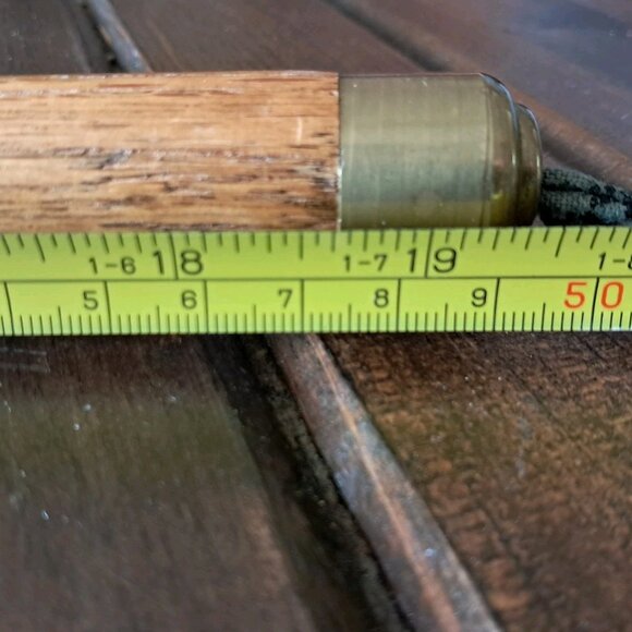 Back Scratcher Removeable Brass Hand Five Fingers  Wood Handle-19 inch- Vintage - Picture 8 of 8